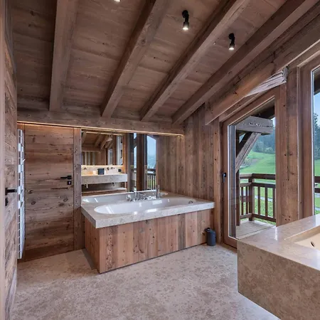 Chalet Spacieux Et Lumineux Avec Spa, Cinema Et A Demi-quartier, - Fr-1-569-191 Megeve